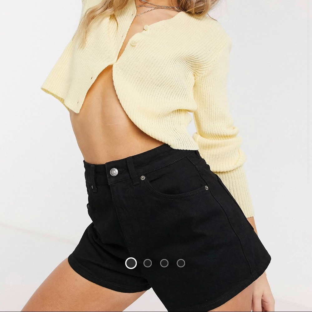 ASOS aline denim shorts